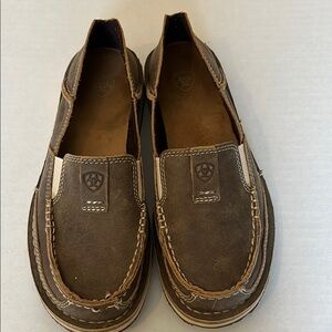 Ariat Brown Casual Loafers with Moccasin Design
